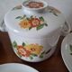 Vintage table service in Italian porcelain "Royal" with floral decoration.