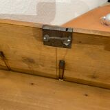 Old travel trunk, with 3 small drawers