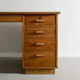 Swedish Wooden Pine Desk by Axel Einar Hjorth for Nordiska Kompaniet, 1930s