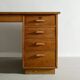 Swedish Wooden Pine Desk by Axel Einar Hjorth for Nordiska Kompaniet, 1930s