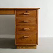 Swedish Wooden Pine Desk by Axel Einar Hjorth for Nordiska Kompaniet, 1930s