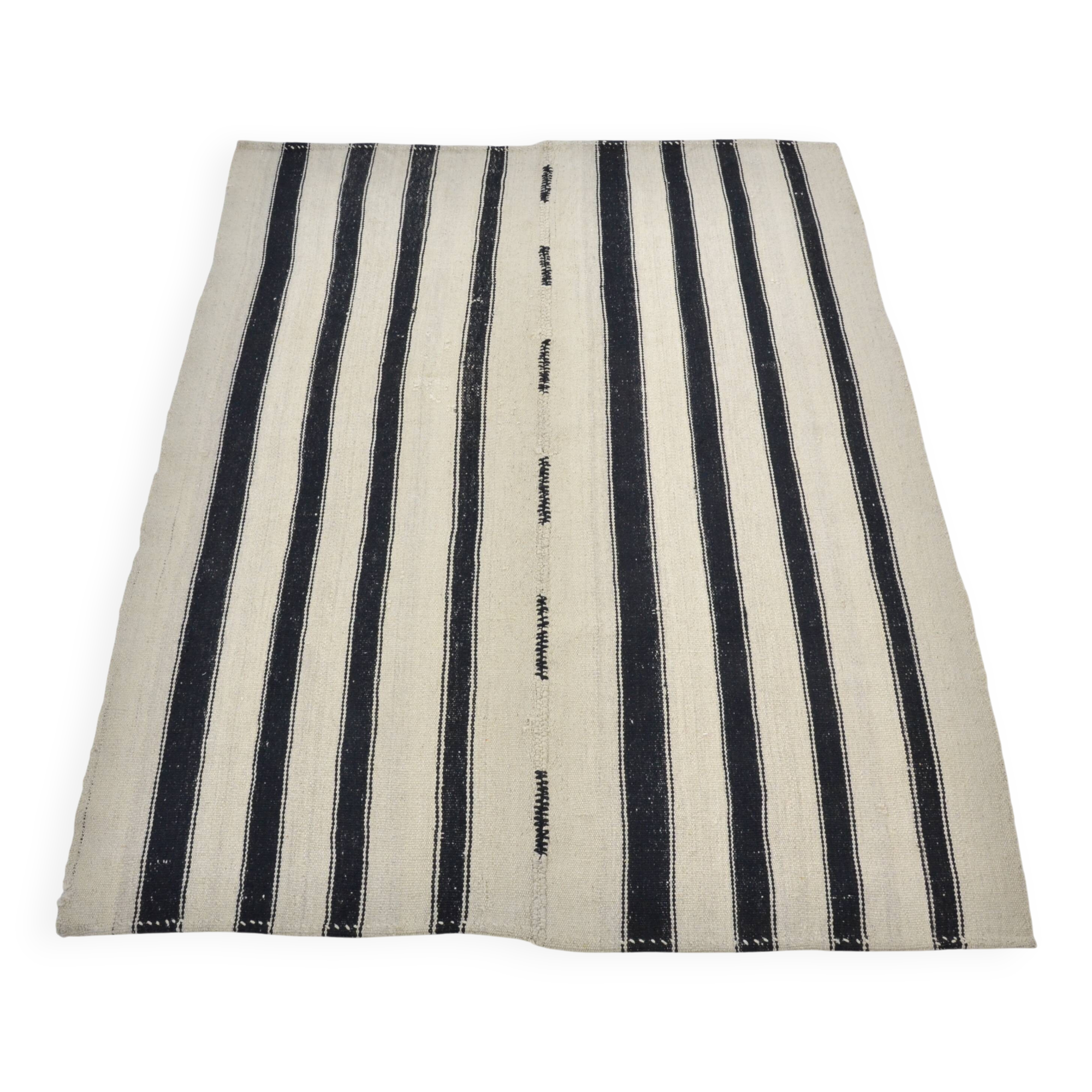 Vintage Stipe Anatolian Kilim Rug sku 3392