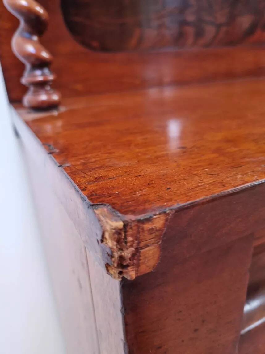 English buffet in mahogany