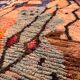 Authentique tapis marocain boujaad laine vintage fait à la main 300x200 cm