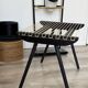 Vintage black Georges Tigien stool