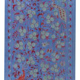 Hand knotted rug, vintage Turkish rug 102x187 cm