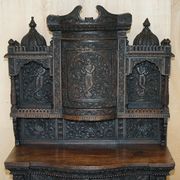 Buffet antique sculpté main style temple birman vers 1860
