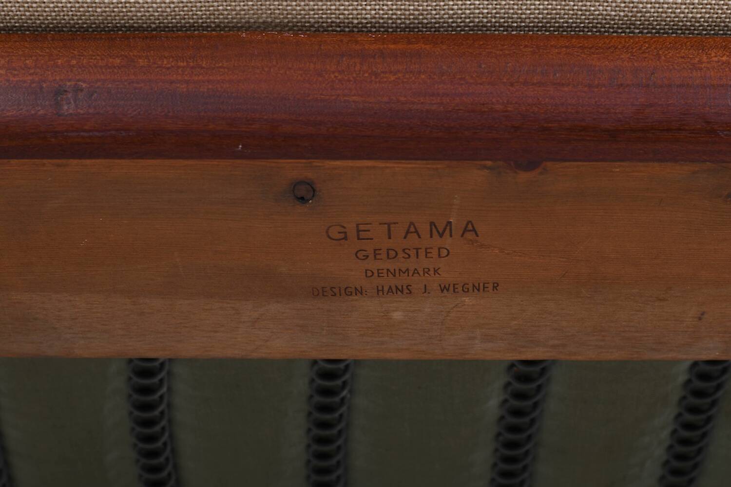 GE-236/3 Sofa in Teak by Hans J. Wegner 1960s