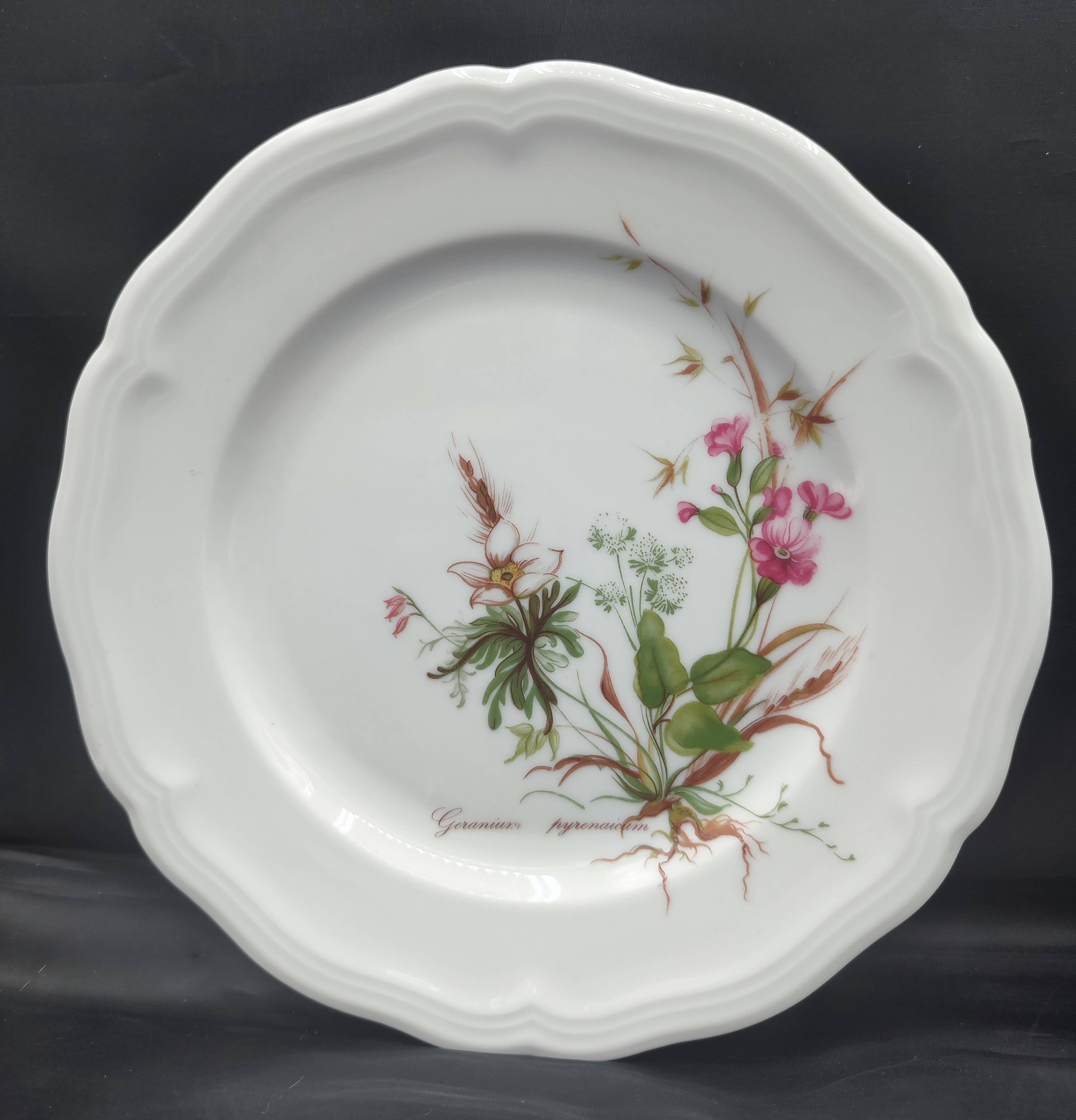 Set of 4 dessert plates Seltmann Weiden Bavaria Collection Marie-Luise
