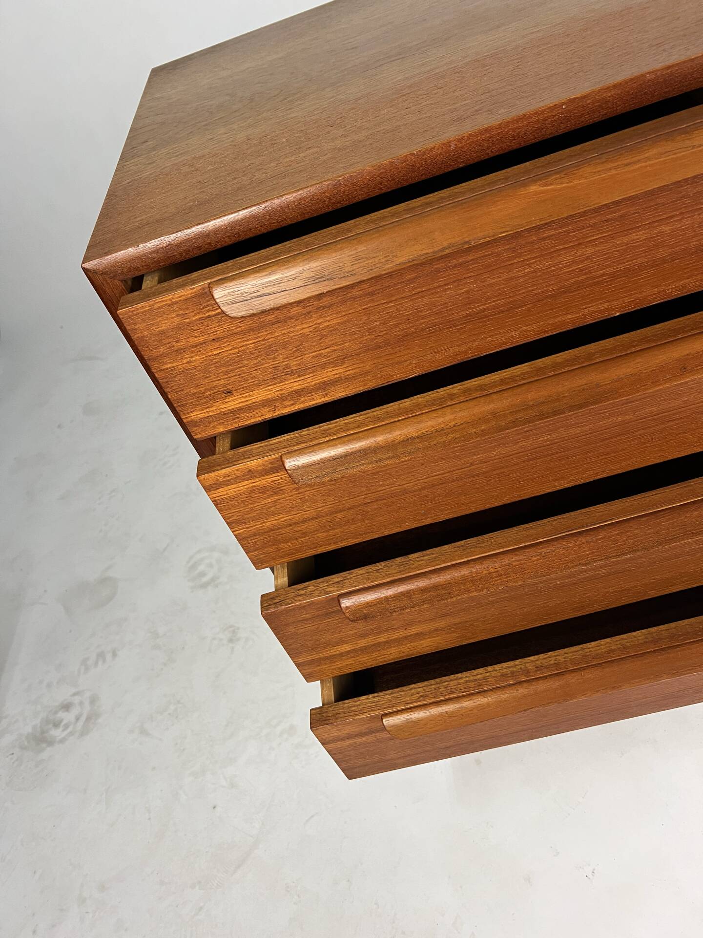 Mid-century teak sideboard by Georg Satink for WK Möbel 60s vintage
