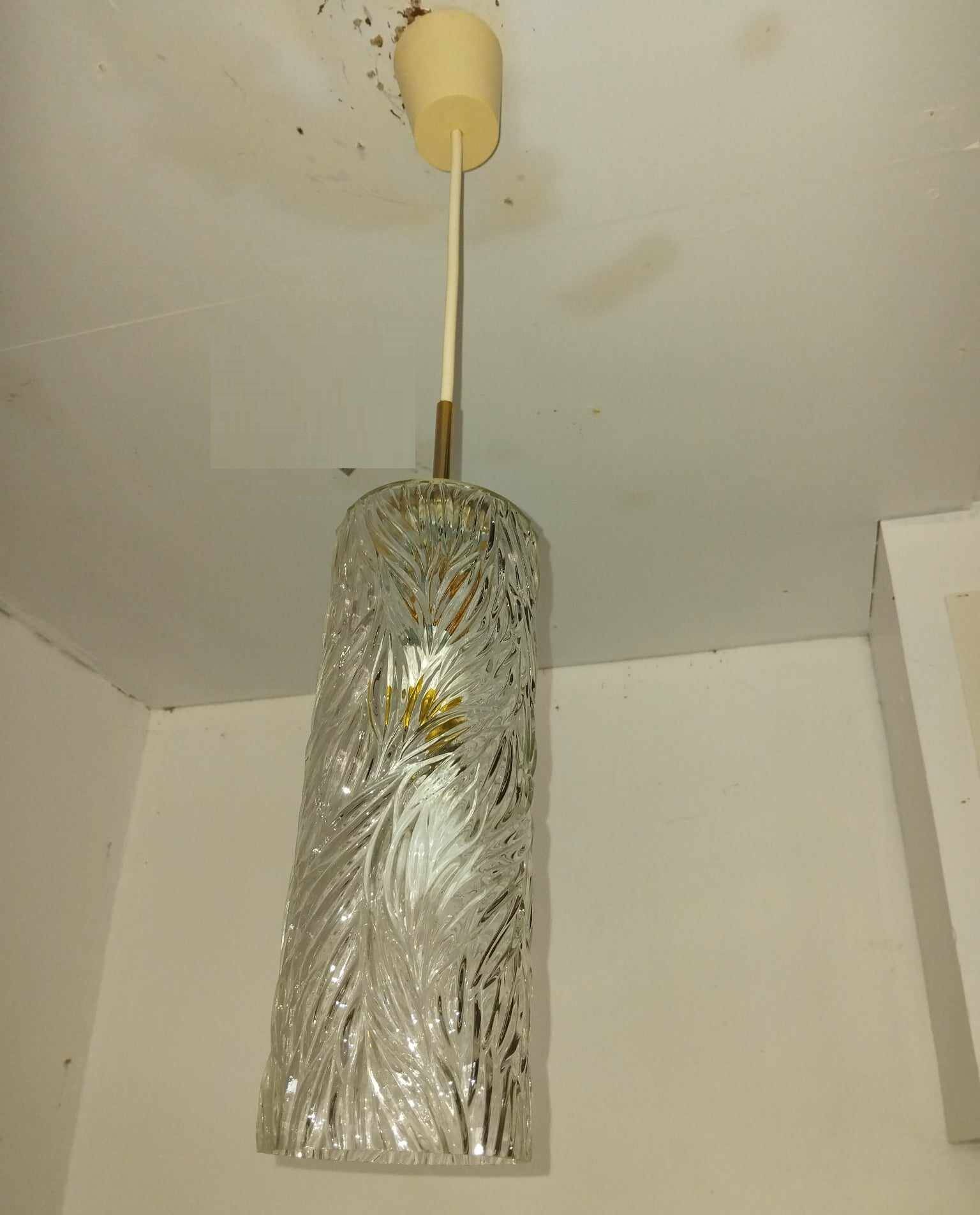 60s Murano glass pendant light