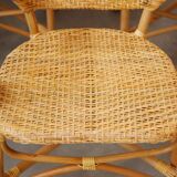 Fauteuil empilable en osier pour les espaces d'accueil extérieurs : une assise durable et élégante (1 article)