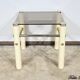 Beige Metal Nesting Tables, attributed to Yves Boutboul – 1970