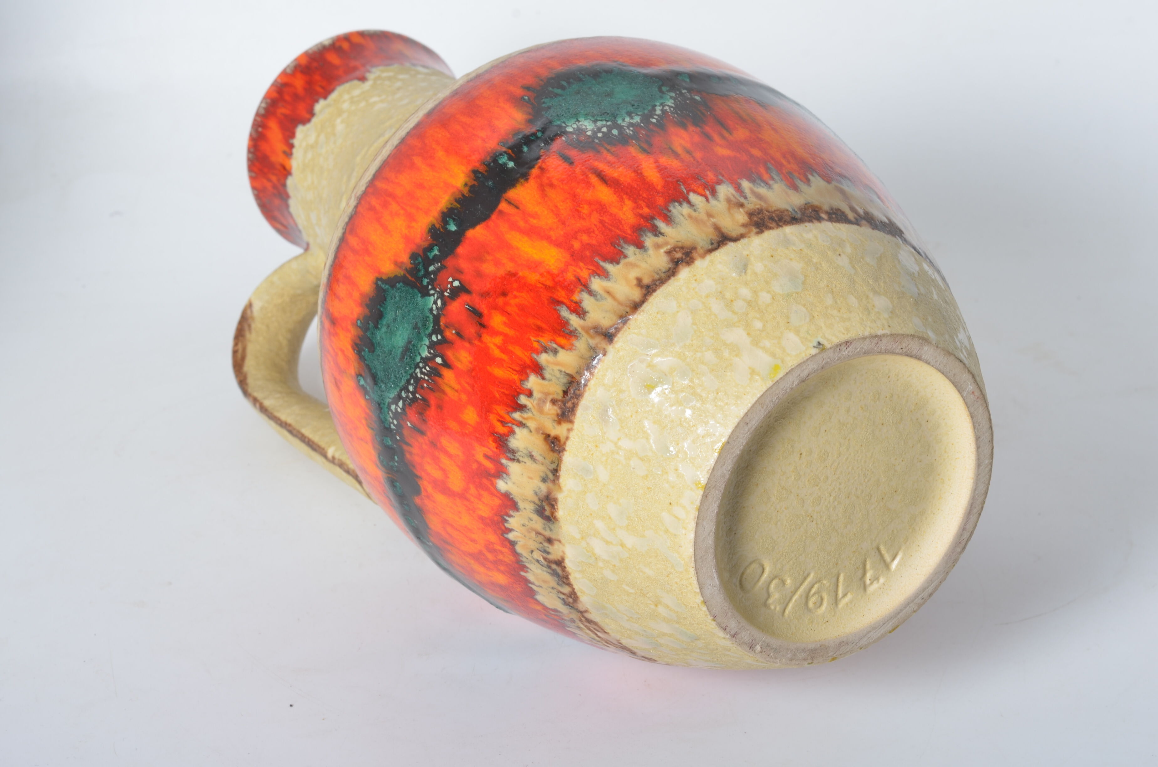 Vase Fat lava West Germany