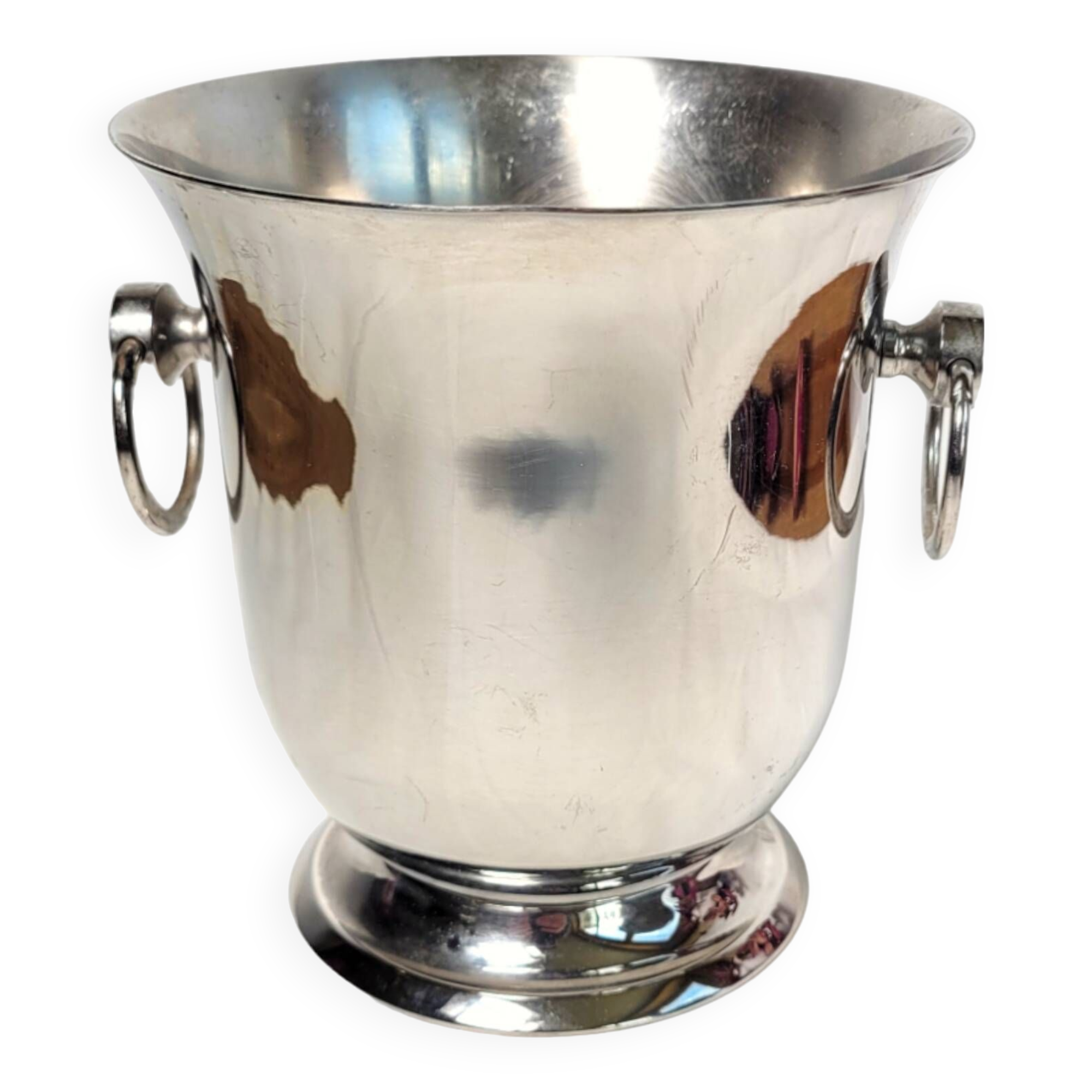 Guy degrenne or champagne ice cube bucket