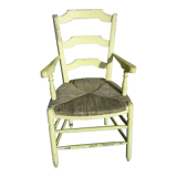 Old Norman straw armchair