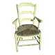 Old Norman straw armchair