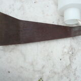 Wall light vintage philips wood and opaline