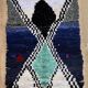 Tapis Berbère Boucherouite coloré - 133 x 188 cm