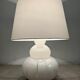 Alabaster ball lamp from the 60s/70s