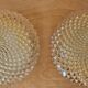 Pair of smoked glass ceiling lights