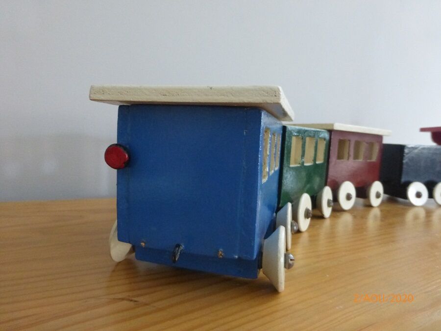 Old wooden train