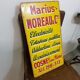Plaque publicitaire moreau