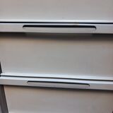 Metal locker with 10 flaps