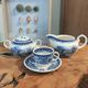 Villeroy & Boch "Burgenland" blue service trio – Vintage