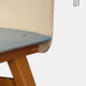 Pair of blue chairs for Czech publisher Ton, 1960