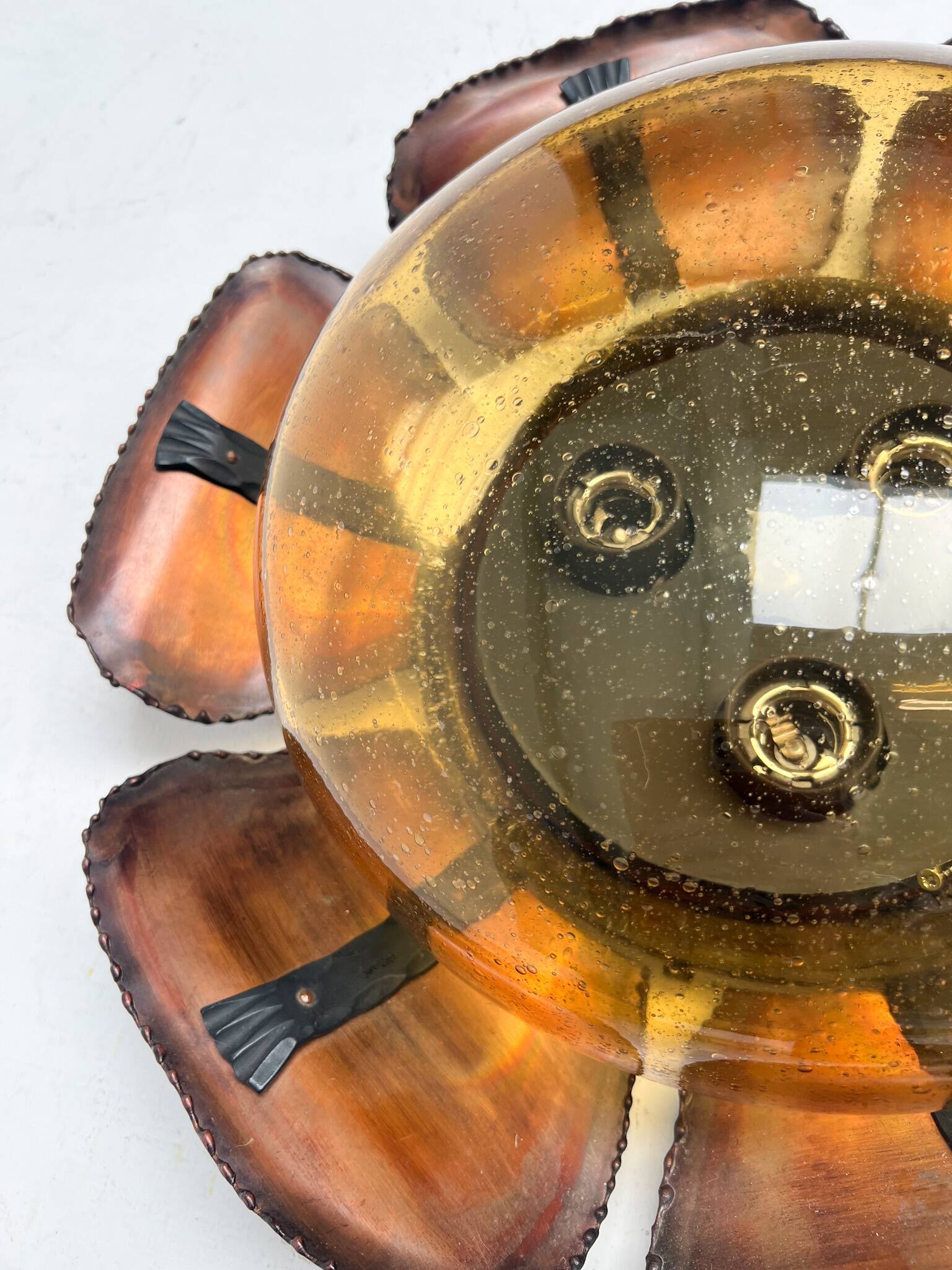 Brutalist air bubble ceiling lamp by Koch & Söhne, 1960’s