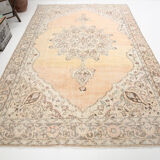 7x11 classic turkish vintage rug, vintage carpet rug 331x205cm