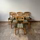 Mid-century oak danish dining chairs