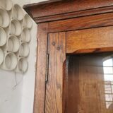Display cabinet, oak bookcase from the 20s