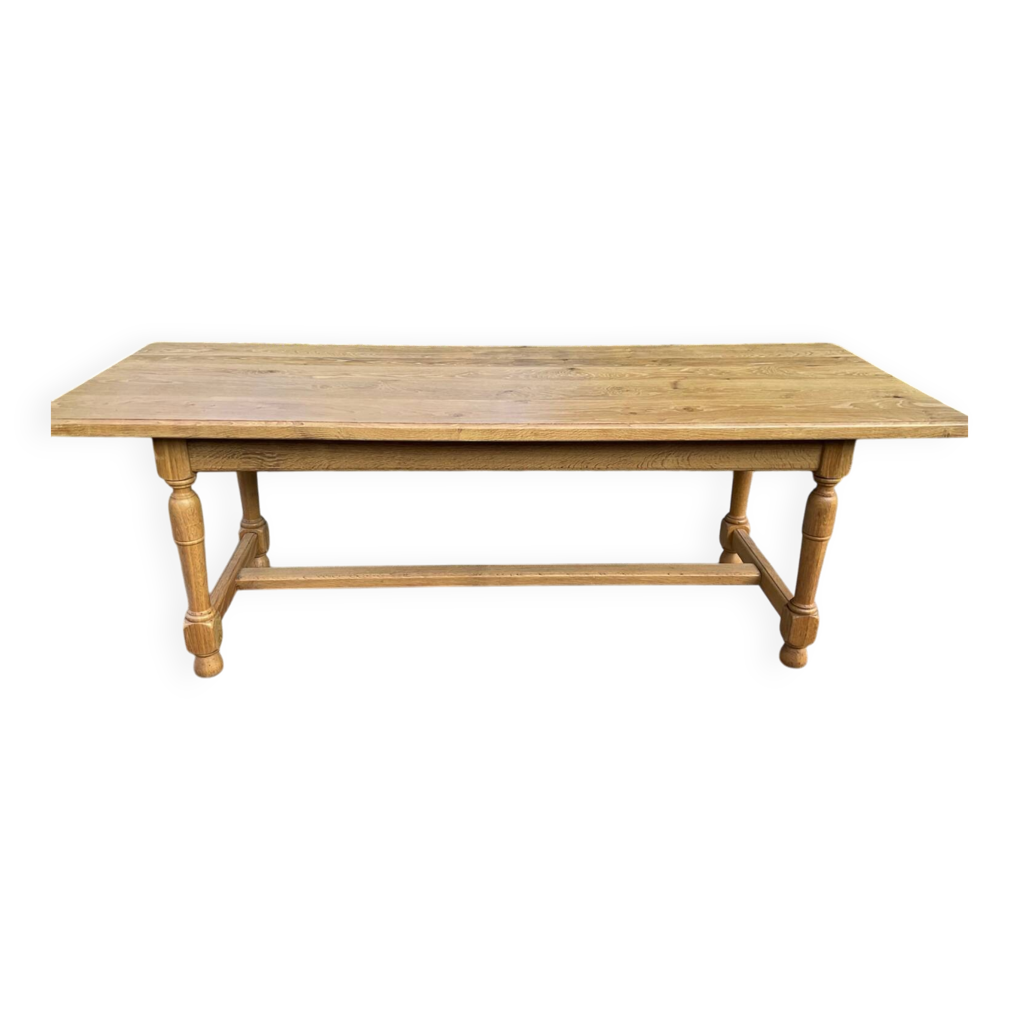 Solid oak farmhouse table