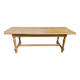 Solid oak farmhouse table