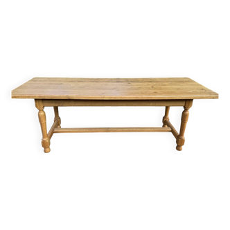 Table de ferme en chêne massif