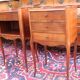 Pair of bedside tables sofa sofa in solid cherry Louis style XV