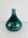 Vase figue en céramique verte/bleue, vintage