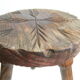 Tabouret en bois sculpté
