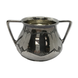 Silver metal sugar pot (A7)