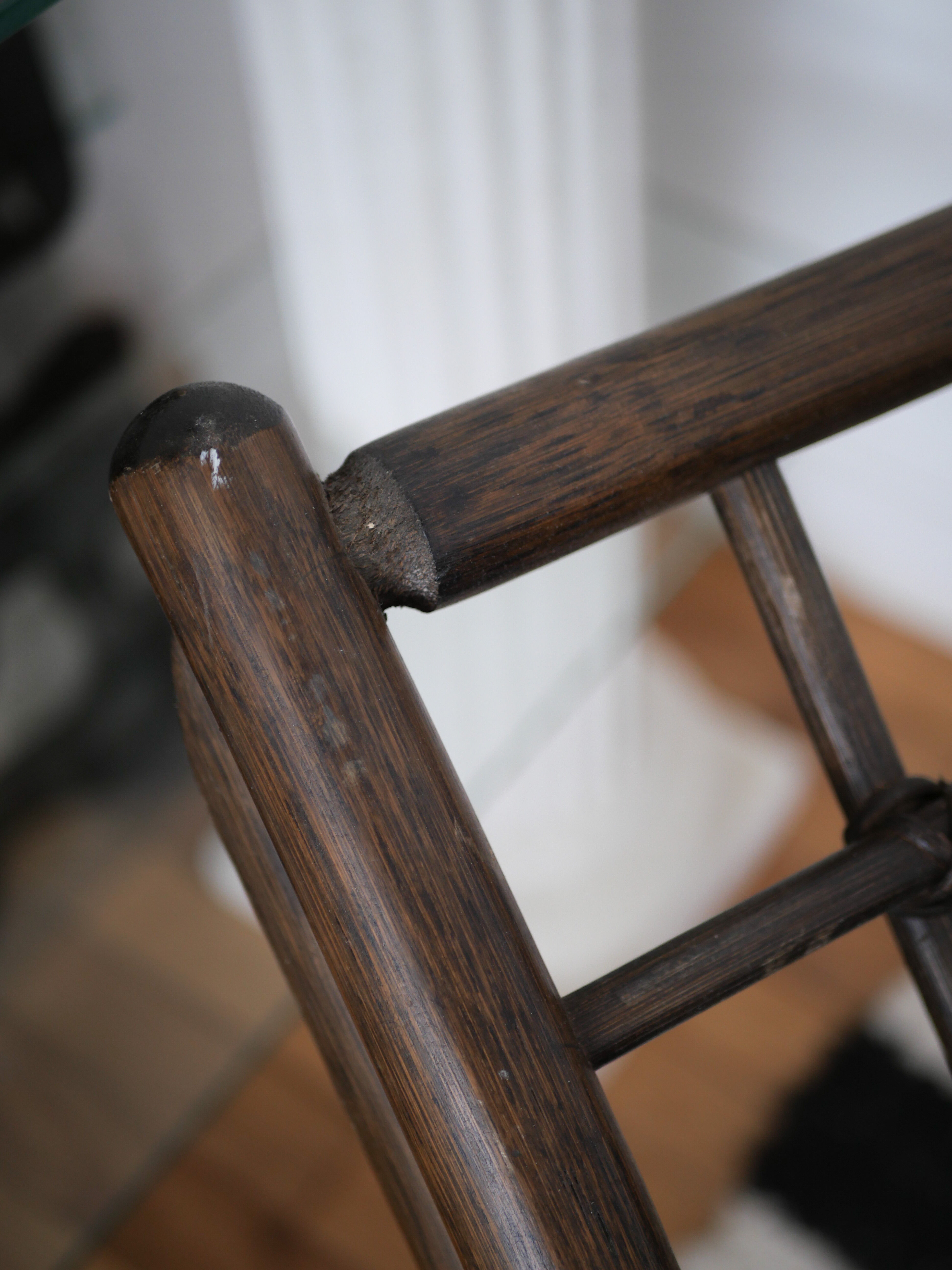 Rattan chaise longue