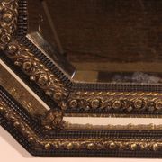 Grand Miroir à parcloses du 19° siècle -Pays Bas