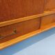 Vintage oak wardrobe from the 1960s.