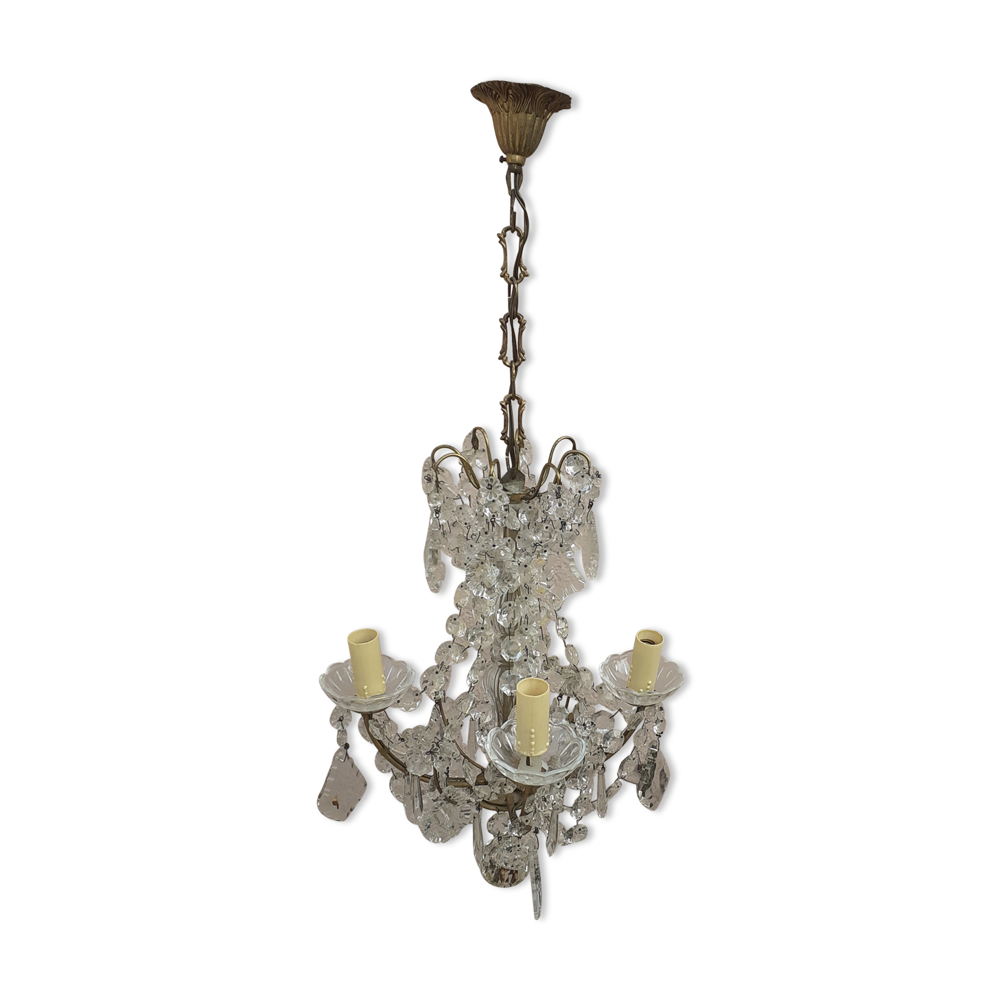 Grapefruit suspension.  4 lamps.