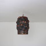 Lampe suspendue en céramique de forme libre des années 1960 provenant des Pays-Bas