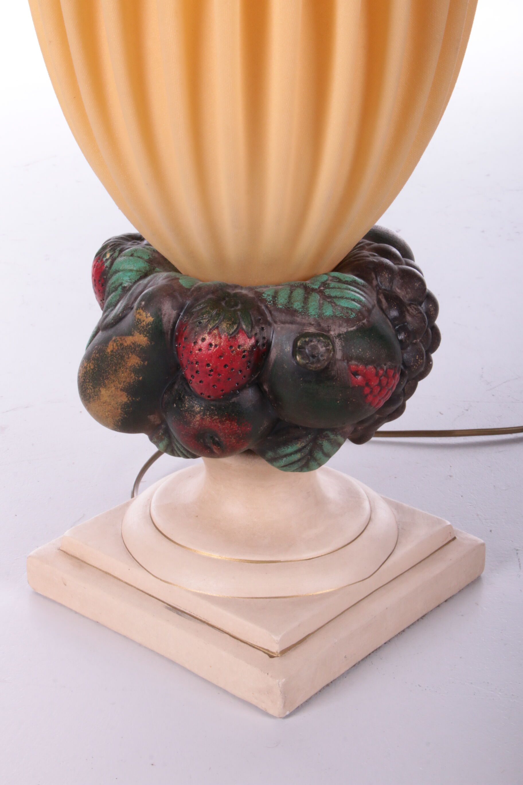 Georgia Jacob Rare 'Fruit D'ange' Lamp, 1970s