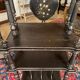 Napoleon III music or sheet music cabinet in blackened wood