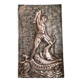 Copper wall decoration