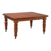 Table extensible ancienne en acajou avec mécanisme à manivelle, Royaume-Uni